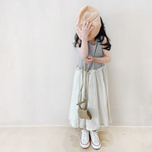 Load image into Gallery viewer, 22001PCW-Japanese style spring and summer long swing vest dress parent-child outfit
