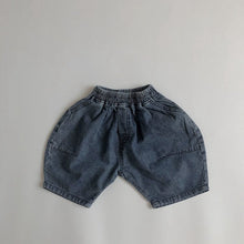 Load image into Gallery viewer, 1041PA-Summer Korean loose washed soft denim shorts