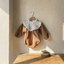 Load image into Gallery viewer, Y9396LS-Stand-up collar fungus baby autumn and winter double-sided velvet wrap clothes (pre-sale delivery in early December)