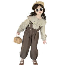 Load image into Gallery viewer, XPX283LS-Korean Spring Bud Solid Color Overalls