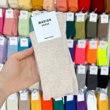 Load image into Gallery viewer, M-1605AC-Korean MARIAN Morandi color long tube socks for adults (5 pairs minimum order, can be mixed colors)
