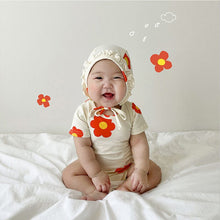 Load image into Gallery viewer, 24030418LS-Korean summer baby outdoor clothes + hat