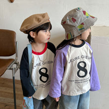 Load image into Gallery viewer, Q83007SE- Spring and Autumn Pure Cotton Children's Long-sleeved Bottoming Shirt