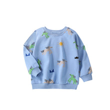 Load image into Gallery viewer, <Taiwan Pavilion> 8645SE-malwee autumn clothing European and American children's leisure geometric pattern long-sleeved top