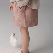 Load image into Gallery viewer, BB-2424PA-Japanese style high waist cotton washed girls skirt pants parent-child outfit