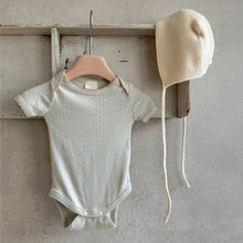 Load image into Gallery viewer, Y9450LS-Summer A-type hollow breathable jacquard embroidered lace bodysuit