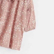 Load image into Gallery viewer, 8944DS-Autumn European and American children's round neck small flower long sleeve dress