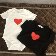 Load image into Gallery viewer, 71707PCW-Summer parent-child outfit love seaside vacation short-sleeved top