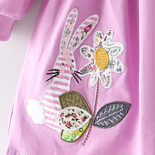 Load image into Gallery viewer, 8904DS-Autumn European and American children's long-sleeved floral dress