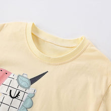 Load image into Gallery viewer, 92112SE-malwee summer girls round neck stylish short-sleeved T-shirt