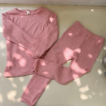 Load image into Gallery viewer, D83386TG-Knitted cotton wool children's home clothes set