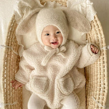 Load image into Gallery viewer, Y9395LS-Newborn double-faced fleece warm jumpsuit