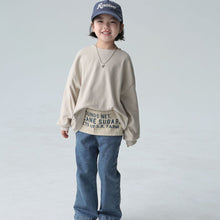 Load image into Gallery viewer, BB2448PCW-Autumn Japanese style boys and girls snow velvet thin loose pullover parent-child tops