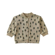 Load image into Gallery viewer, D23274SE- Spring and Autumn Tree Moon Button Long Sleeve Top Jacket