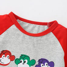 Load image into Gallery viewer, 4401HTG-malwee round neck casual short-sleeved pants children's suit