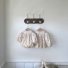 Load image into Gallery viewer, Y7321SE-Girls Lace Collar Long Sleeve Shirt