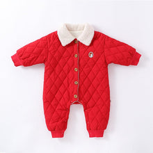 Load image into Gallery viewer, D23369LS-Fashionable newborn warm jumpsuit