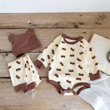 Load image into Gallery viewer, 102401TG-Autumn Bear Homewear + Pants + Hat Three-piece Set