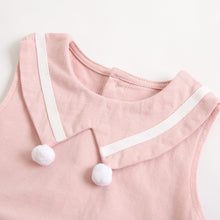 Load image into Gallery viewer, BRS1056LS-Summer Korean style pure cotton navy collar bodysuit