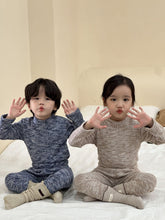 Load image into Gallery viewer, D83282JG-Autumn and winter half-high collar thickened warm top + trousers home two-piece set