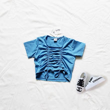 Load image into Gallery viewer, 22011PCW-Japanese retro patchwork mid-length denim skirt parent-child outfit