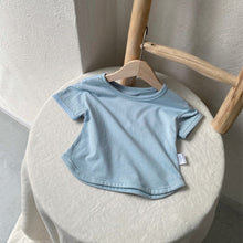 Load image into Gallery viewer, Y7417SE-Summer half-sleeved solid color top