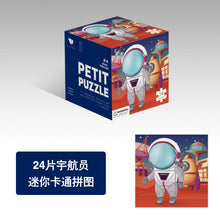 Load image into Gallery viewer, 8305AC-24-piece children's educational mini cartoon paper puzzle (5 boxes minimum order)
