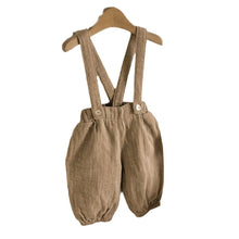 Load image into Gallery viewer, Y5402PA-Spring Men's and Women's Cotton and Linen Bib Bloomers
