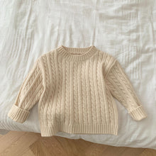Load image into Gallery viewer, CY887TG-Children's Cable Knit Sweater 0-6 Years Old Autumn Korean Children's Clothing Girls Solid Color Autumn Clothes Tops Baby Clothes CY887