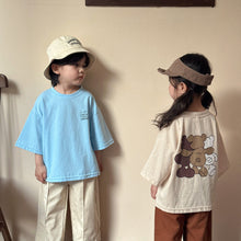 Load image into Gallery viewer, X83692SE-Summer pure cotton children's loose short-sleeved top