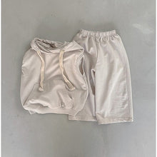 Load image into Gallery viewer, Y8373TG-Hooded Girls Vest + Straight Pants Casual Set