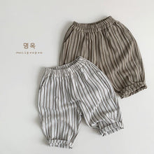 Load image into Gallery viewer, 88037PA-Summer Korean style versatile striped seven-point casual pants