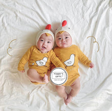 Load image into Gallery viewer, 71719LS- Spring and Summer Chicken Shaped Bodysuit + Hat