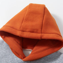 Load image into Gallery viewer, HC1109SE-Little maven cartoon contrast color hooded long-sleeved plus velvet sweatshirt