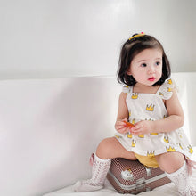 Load image into Gallery viewer, BCS1030LS-Summer Cotton Korean Crown Heart Top + Butt Pants Two-piece Set