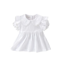 Load image into Gallery viewer, 9244SE-Summer European and American children's skirt-style round neck top