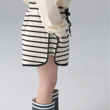 Load image into Gallery viewer, BB2409PCW-Summer Korean version parent-child drawstring knitted striped shorts