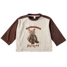 Load image into Gallery viewer, Q83031SE- Spring and Autumn Loose Cotton Bear Long Sleeve Top