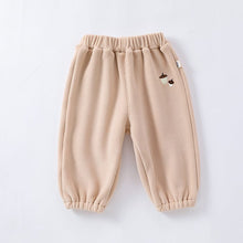 Load image into Gallery viewer, D23376PA--Children's cute pattern embroidered thick warm pants