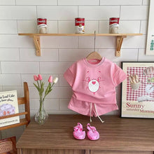 Load image into Gallery viewer, 22176TG-Summer Korean version of children's short-sleeved tops and shorts (80-120CM) & bodysuit (73-100CM)