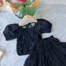 Load image into Gallery viewer, Y8410TG-Summer style puff sleeve short-sleeved top + short skirt two-piece set
