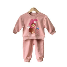 Load image into Gallery viewer, Y8403TG-Spring cartoon print children's sweatshirt and trousers suit
