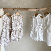 Load image into Gallery viewer, Y9440LS-Summer sleeveless solid color floral bud collar waist bag dress