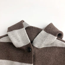 Load image into Gallery viewer, 23K38SE-Spring and Autumn Korean version of wool ball striped knitted ball cap jacket