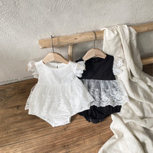Load image into Gallery viewer, Y9436LS-Baby girl clothes baby summer jumpsuit thin lace lace bodysuit newborn clothes a summer clothes