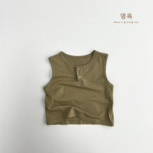 Load image into Gallery viewer, <Taiwan Pavilion> 23053SE-Forest Korean style everyday boys and girls sleeveless tops