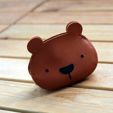 Load image into Gallery viewer, 02105AC- Korean cute children's bag PU cartoon animal with clip crossbody shoulder bag