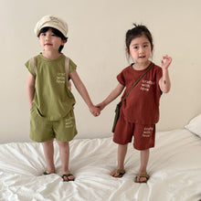 Load image into Gallery viewer, X83738TG-Summer loose casual vest top + shorts two-piece set