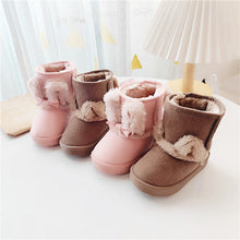 Load image into Gallery viewer, 122702AC-Winter PREEN same style three-dimensional ears children's thick warm snow boots