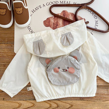 Load image into Gallery viewer, <Taiwan Pavilion> BY070SE-Super cute animal thin hooded sun protection jacket for summer